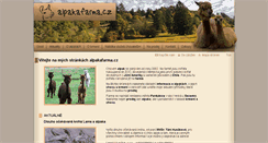 Desktop Screenshot of alpakafarma.cz